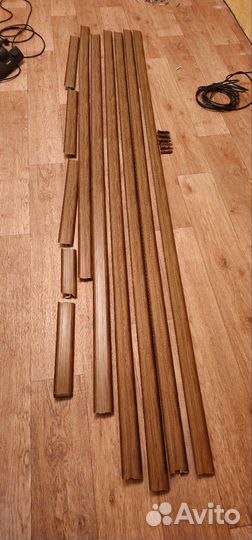 Плинтус напольный, пвх, б/у