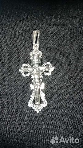 Серебряный крест,925 проба