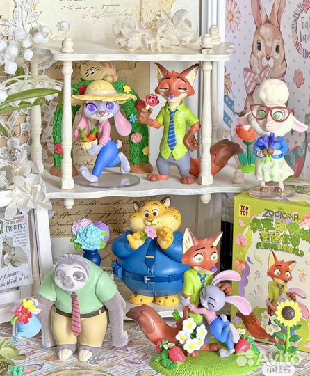 Зверополис Мир Цветов Фигурка сюрприз 1 наугад