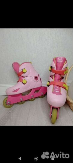 Роликовые коньки детские раздвижные