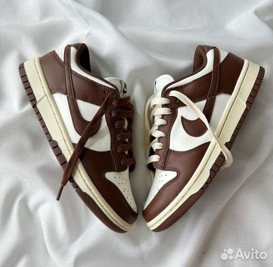 Nike dunk low cacao wow кроссовки женские оригинал