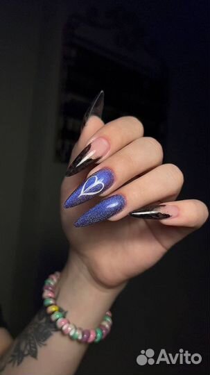 Маникюр / Наращивание / Сложный дизайн