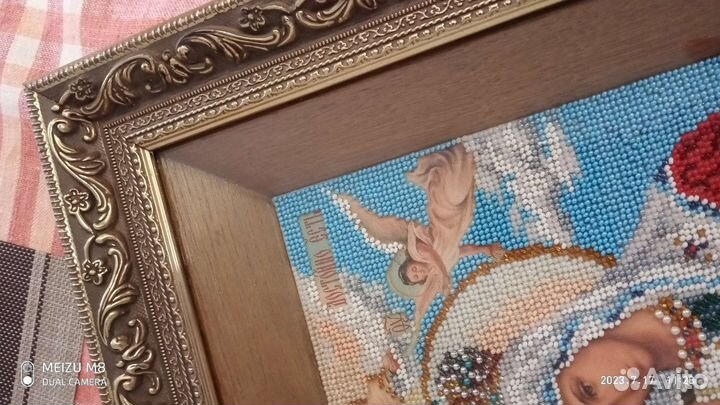 Икона вышитая бисером 