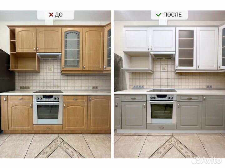 Замена столешницы, кухонных фасадов