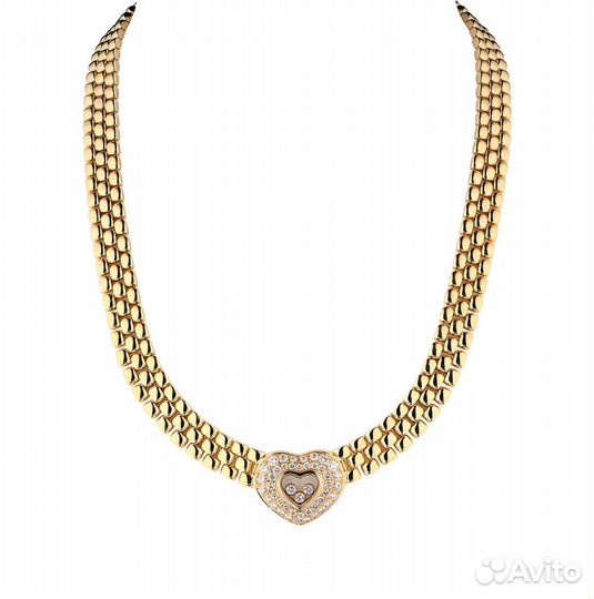 Колье Chopard Happy Diamonds Yellow Gold & Diamond