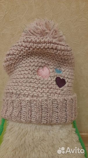 Шапка зимняя для девочки 54 56