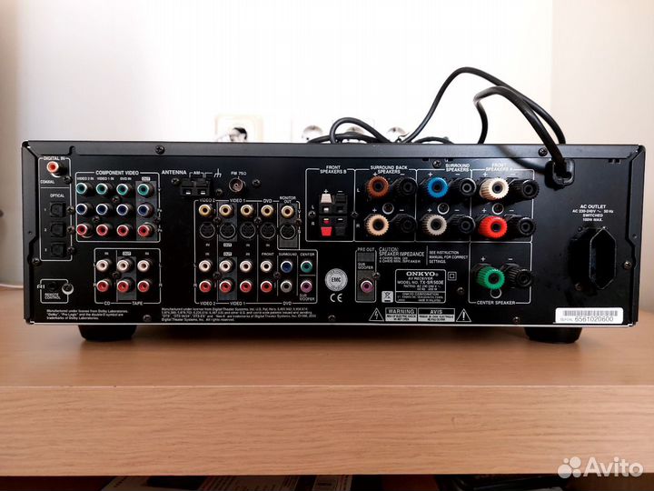 AV-ресивер 7.1 onkyo TX-SR503E, чёрны-металик