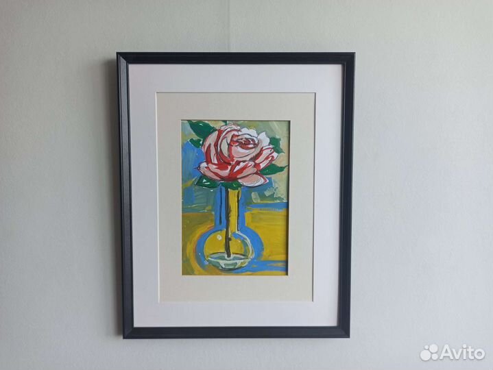 Картина Пион в вазе