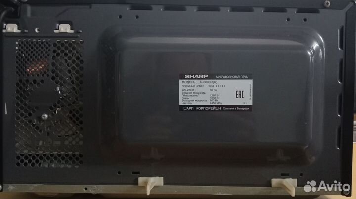 Свч микроволновая печь sharp