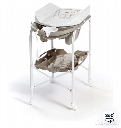 Детская ванночка с пеленальным столиком