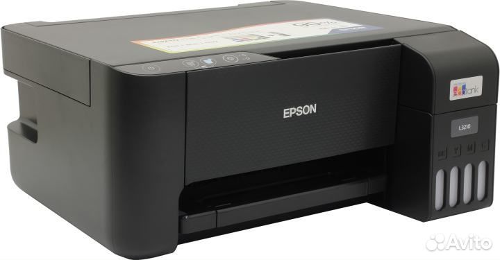 Принтер с мфу струйный Epson EcoTank L3210