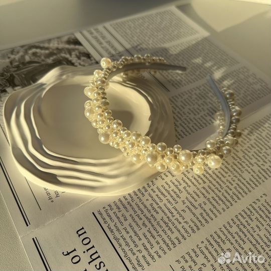 Ободок из бусин