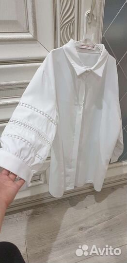 Блузка с кружевом, школьная