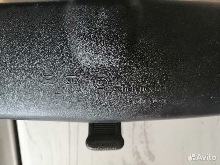 Зеркало заднего вида салонное kia spectra