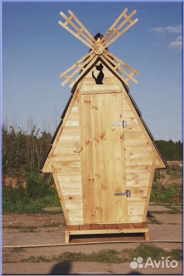 Уличный туалет домик с установкой зщэ 452