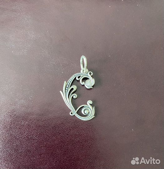 Кулон серебро