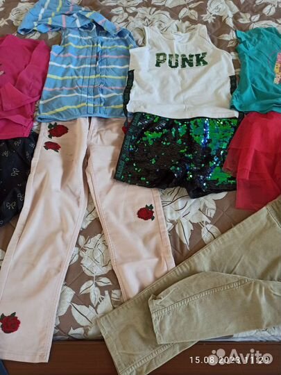 Вещи пакетом на девочку, 6-7 лет