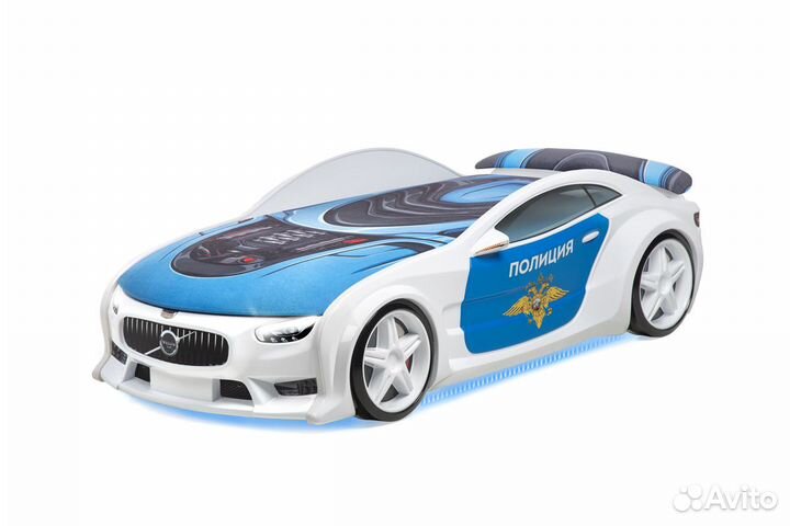 Детская кровать машина