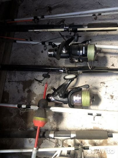 Спининги и удочки бу