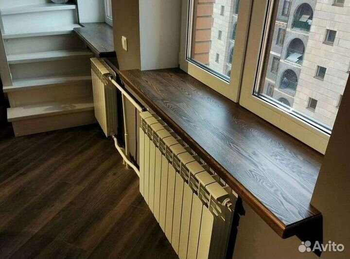 Подоконник деревянный