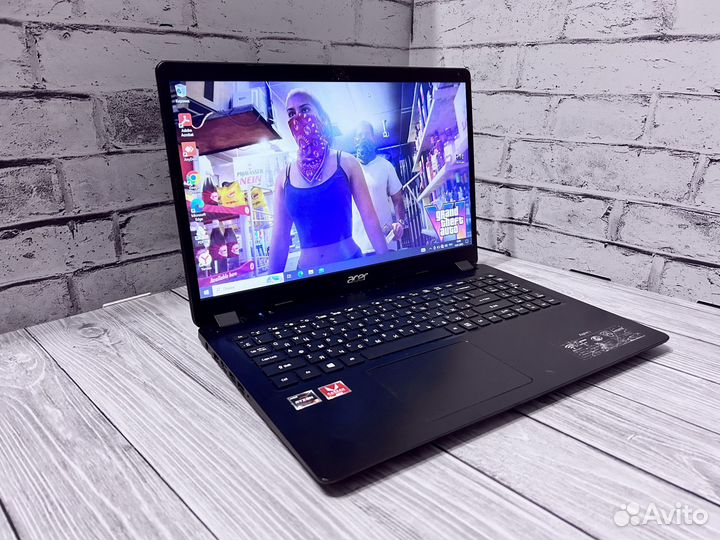 Игровой ноутбук Acer Ryzen/8gb озу/SSD