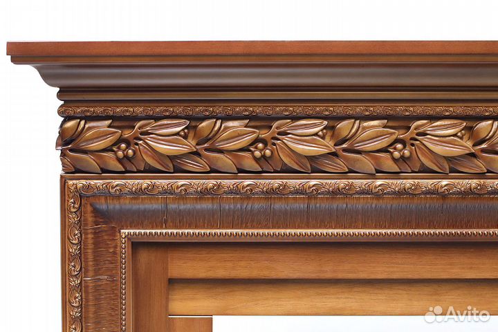 Каминокомплект Valletta - Орех с очагом Cavendish