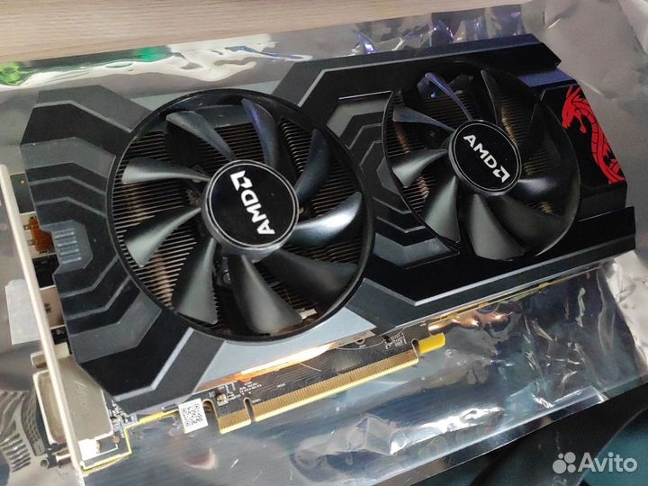 8Gb видеокарта PowerColor Radeon RX 570
