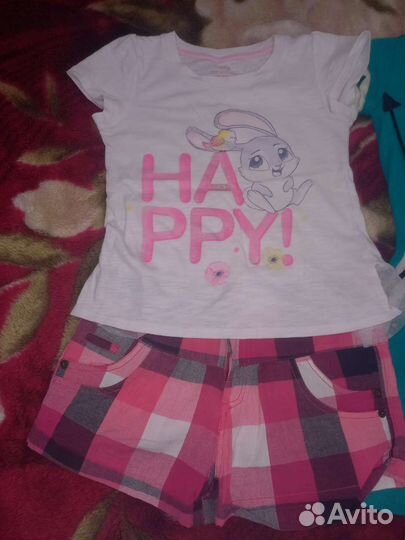 Вещи пакетом на девочку 122-128