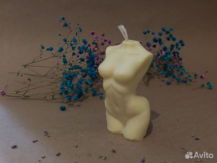 Фигурные ароматические свечи ручной работы