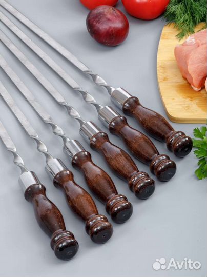 Шампура, набор 6 шт