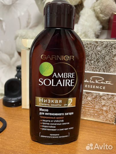 Масло для загара garnier