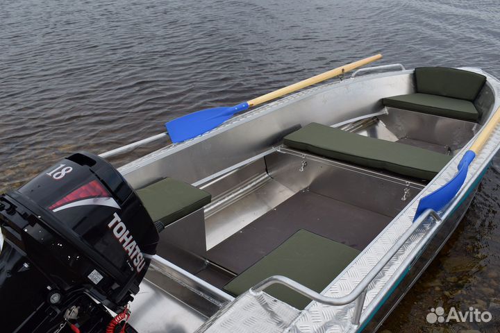 Алюминиевая лодка Wellboat-390 Next