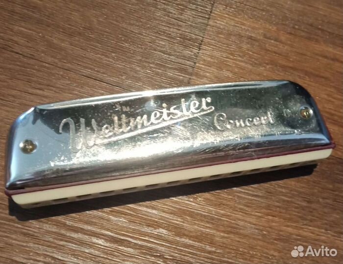 Губная винтажная гармошка Weltmeister Германия