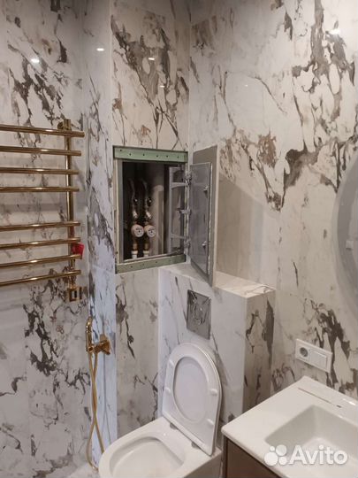 Санузел под ключ. Кафелеукладка