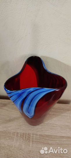 Ваза Муранское стекло Италия