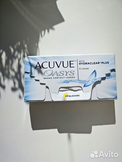 Линзы контактные acuvue oasys 2х-недельные -3.75