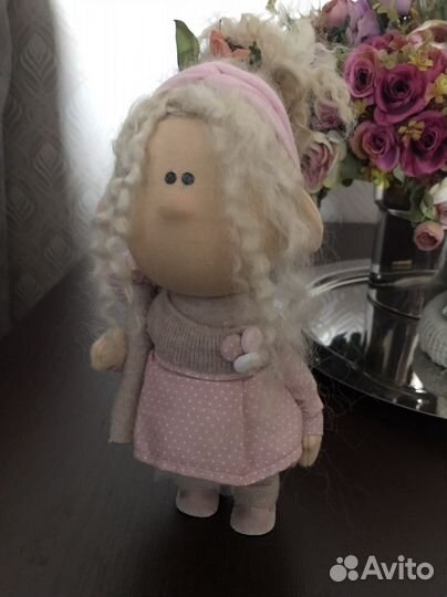 Текстильная кукла тильда