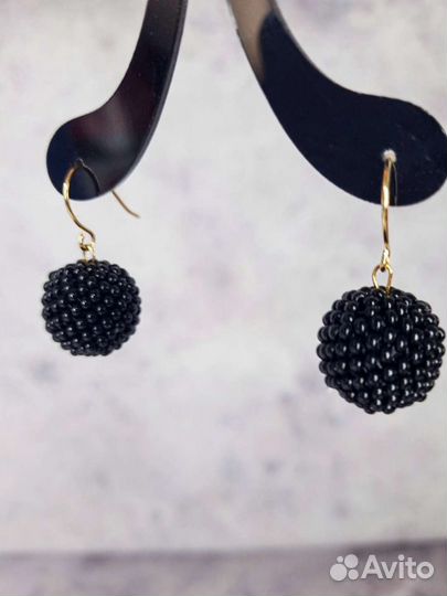 Серьги из бисера