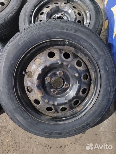 Колеса в сборе r15 летние 4 100 на solaris