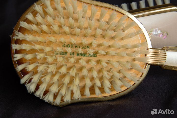 Винтажный набор для волос с вышивкой Англия