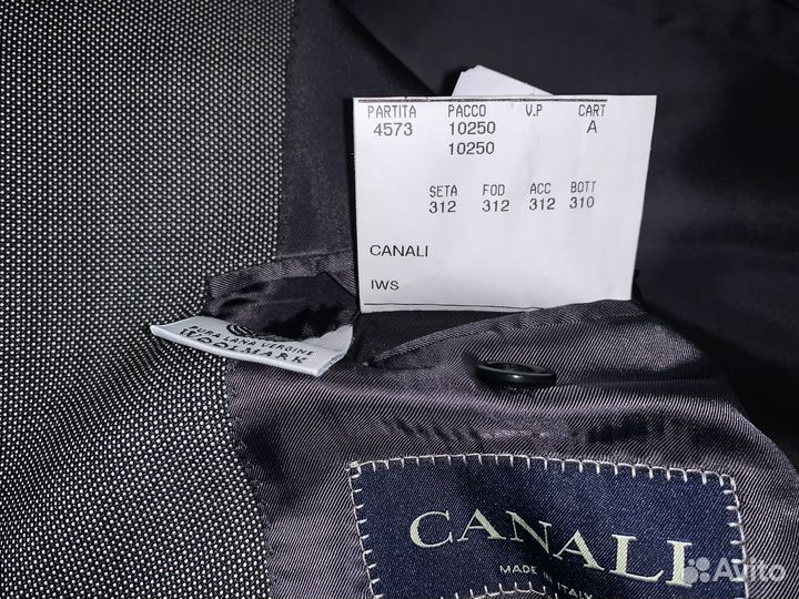 Шерстяной костюм Canali оригинал