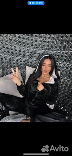 Комбинезон женский велюр