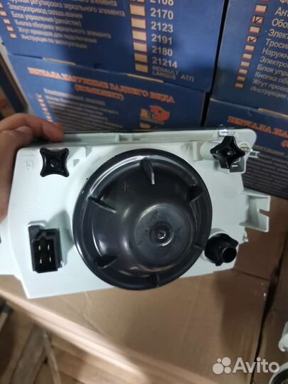 Передние фары Ваз 2114 Black, под Бош