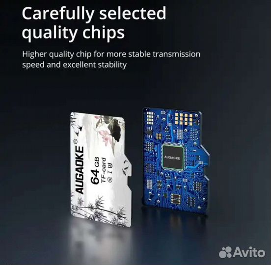 Карта памяти micro sd 64 gb
