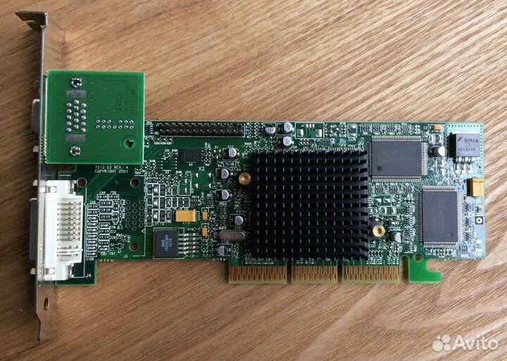 AGP видеокарта Matrox G55+mdha32db