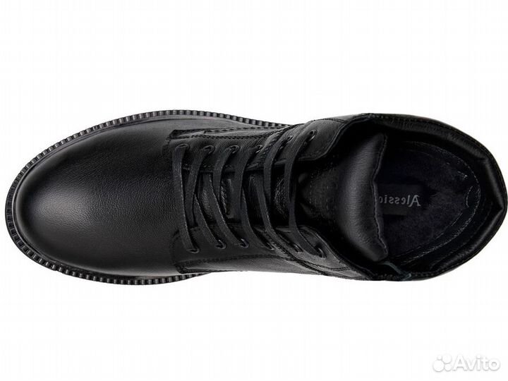 Зимние кожаные новые мужские ботинки 44