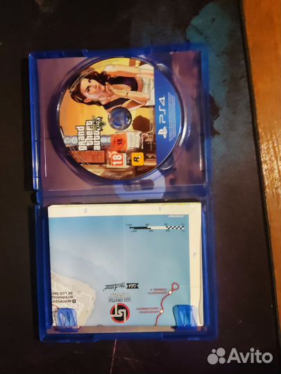 Диск GTA5 premium edition PS