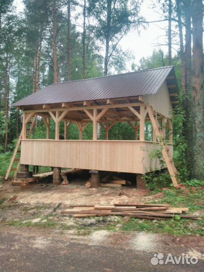 Срубы на заказ из зимнего леса