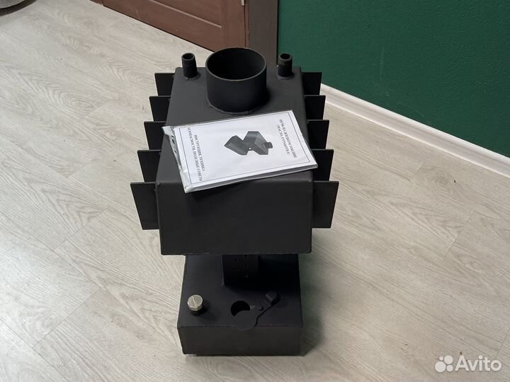 Печь на отработке с водяным контуром