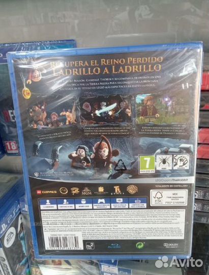 Lego Hobbit диск ps4